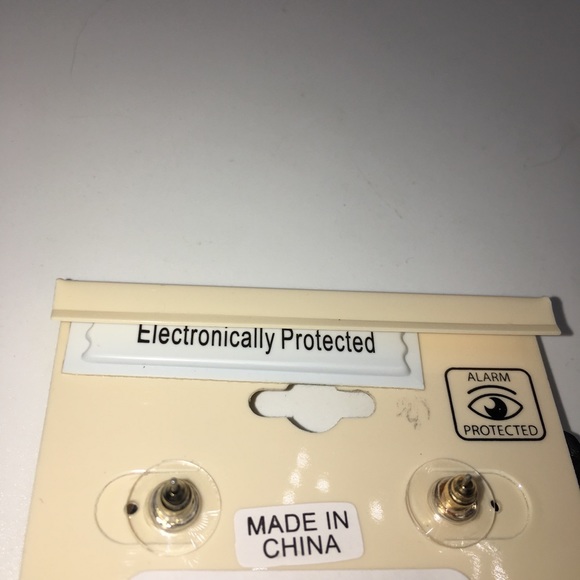 Panther leopard earrings black gold rhinestones - Picture 6 of 7